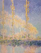 Claude Monet Three Poplars,Autumn Effect Spain oil painting artist